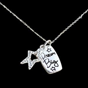 New Sterling silver inspirational dream necklace